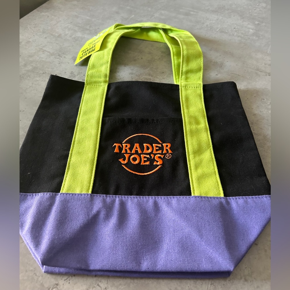 Trader Joe's Halloween-Hue Mini Tote Bag